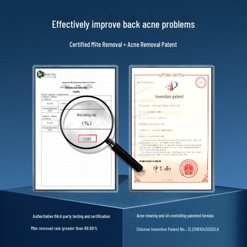 Hofunyu Herren Aminosäure Anti-Milben Duschgel, Ölkontrolle, Ozean-Duft