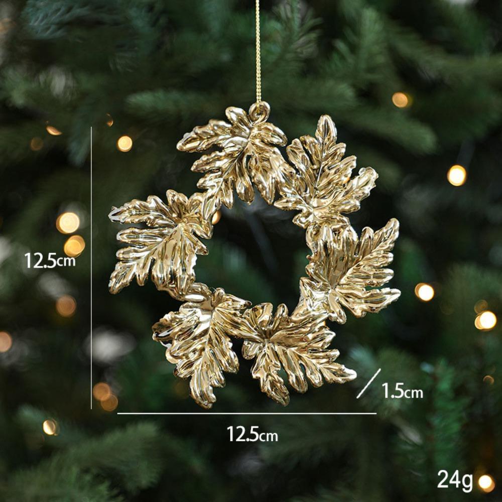 Plastic Angel Xmas Pendants Snowflake Christmas Tree Ornaments for Home