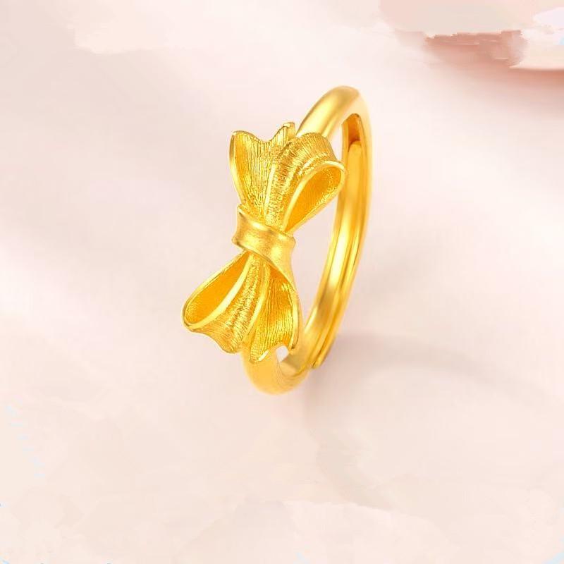 Exquisite Bow Ring: Adjustable, Versatile, Simple Elegance for Women