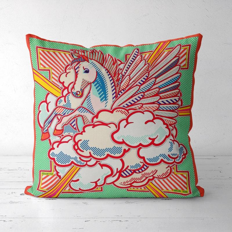 

Дропшиппинг Рождественский Домашний Декор Наволочка с Принтом Декоративные Бохо Наволочки Высококлассное Королевское Высокое Качество Европа 66x66cm