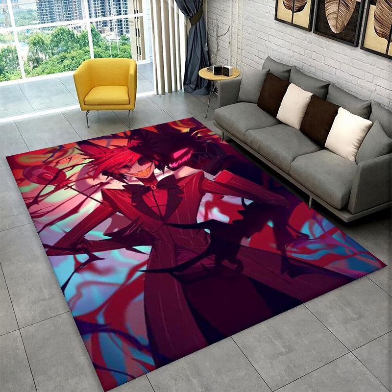 

3D Cartoon H-Hazbin Hotel Charlie Carpet Rug for Playroom Bedroom Living Room Sofa Home Decor,kid Area Rug Non-slip Floor Mat 40x60cm
