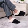 Fashion Crestar Women's Fuzzy House Slippers Winter Warm Comfy Wool-Like Lined Chenille Slippers Indoor Cozy Memory Foam Cotton Shoes