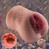 2 In 1 Male Masturbation Butt Toy Vestibule Real Vagina Dual Channel Tight Vagina Pocket Pussy Adult Sex Toys Male Masturbation Sex Toys