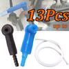 13-1Pcs Car Brake Fluid Oil Replacement Tool With Hose Pipes Auto Clutch Oil Exchange Pump Oil Brake Kit Oil Bleeder Connectors