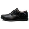 Waterproof Casual Shoes Business Sneakers Walking Lightweight Sole Plain Toe Lace Up Outer Feather Shoes Oxford Edm456 [Edwin] Men's Black/Black