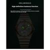Top Brand Quartz Waterproof Calendar Fashion Men's Watch through Bottom Wrist Watch