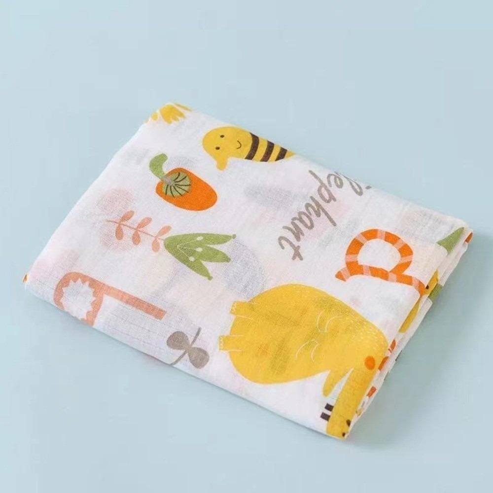 2 Layer Newborn Blankets Cotton Kids Bath Towel New Baby Swaddle Blanket  Summer
