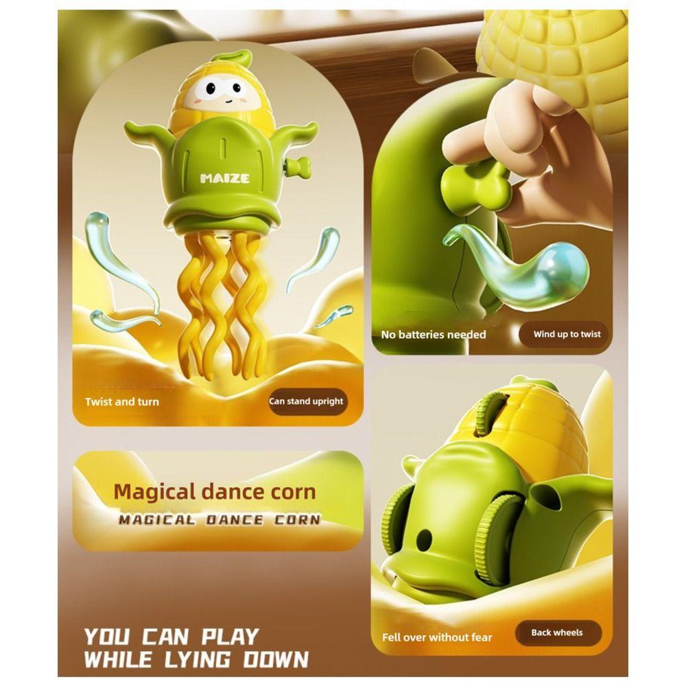 New Cartoon Dancing Corn Toy Mini Portable Electronic Pet Toys Moving Dancing Corn Gift Toddler Toys