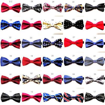 Men'S Wedding Bow Tie Suit Polka Dot Groom Wedding Bow Dress Flat Angle Bow Iron Buckle Business Tide
