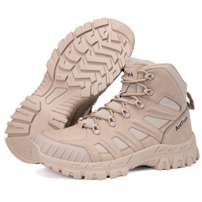 Plus Size Breathable Men Boots Outdoor Desert Boots Comfortable Ankle Boots For Men Hiking Shoes