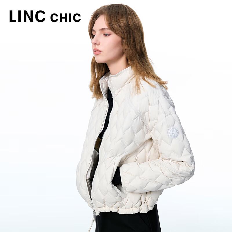 JINYUJIE Damen 2025 Herbst Leichte Kurze Jacke mit 90% Entendaunen