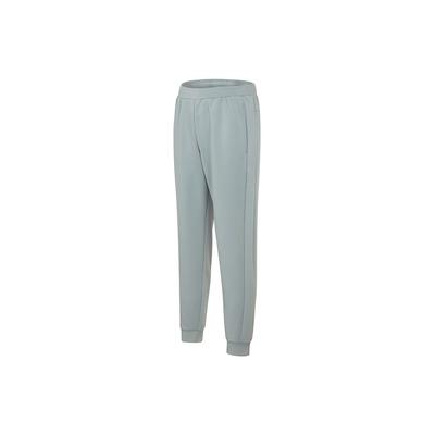 Gradient Reflective Print Logo Elastic Waist Knitted Solid Color Sports Pants Men Bottoms Medium-Gray 22600702-011