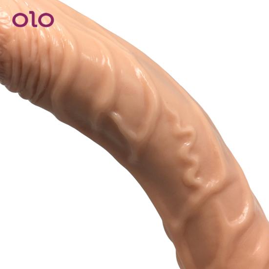 Woman Masturbation Curved Thick Long Sex Toy Dildo Masturbation G-spot Artificial Penis
