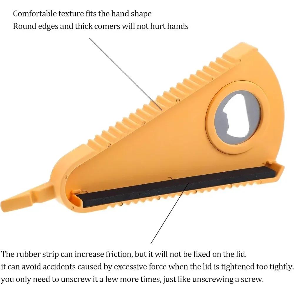 1 Pack Bottle Opener, Can Opener Non Slip Integrated Multi Function Bottle Cap Opener Suitable for Beer, Cola, Jam and Beverages