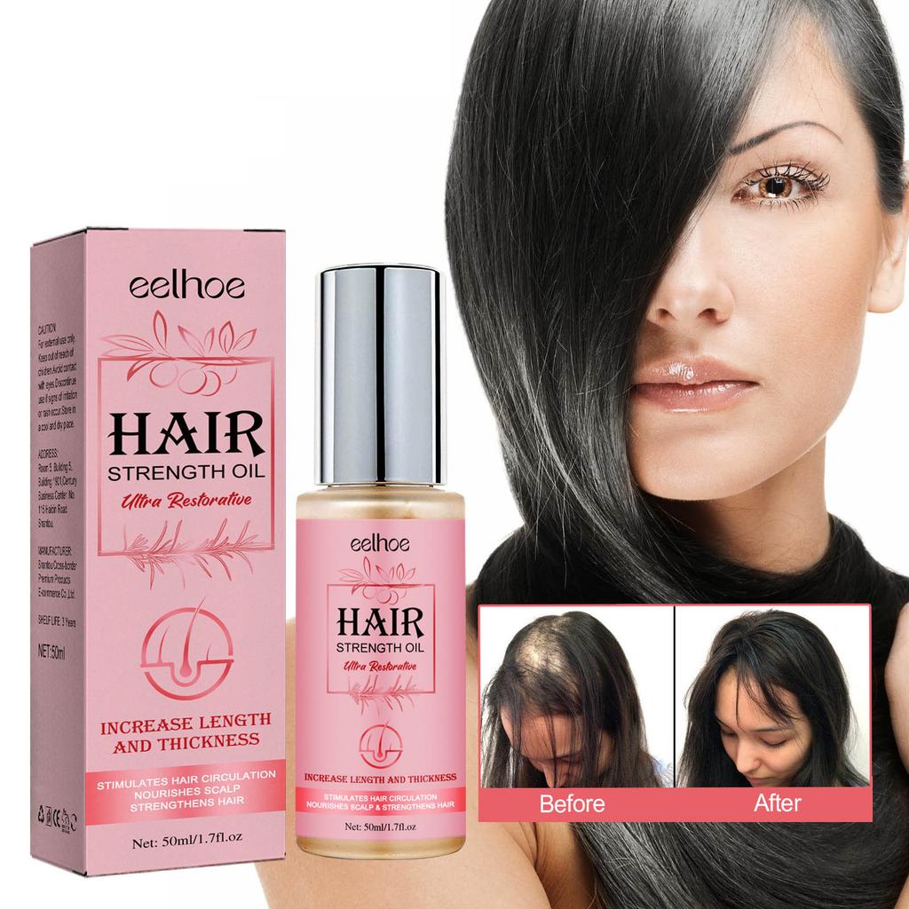Hair Care Essential Oil, Moisturizes Hair Roots, Thickens & Strengthens Hair, Improves Dry & Frizzy Hair, Effective Hair Protection & Stabilization