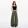 Women's High-Waisted Vintage Wide-Leg Pants - Loose Fit, Casual Autumn Style