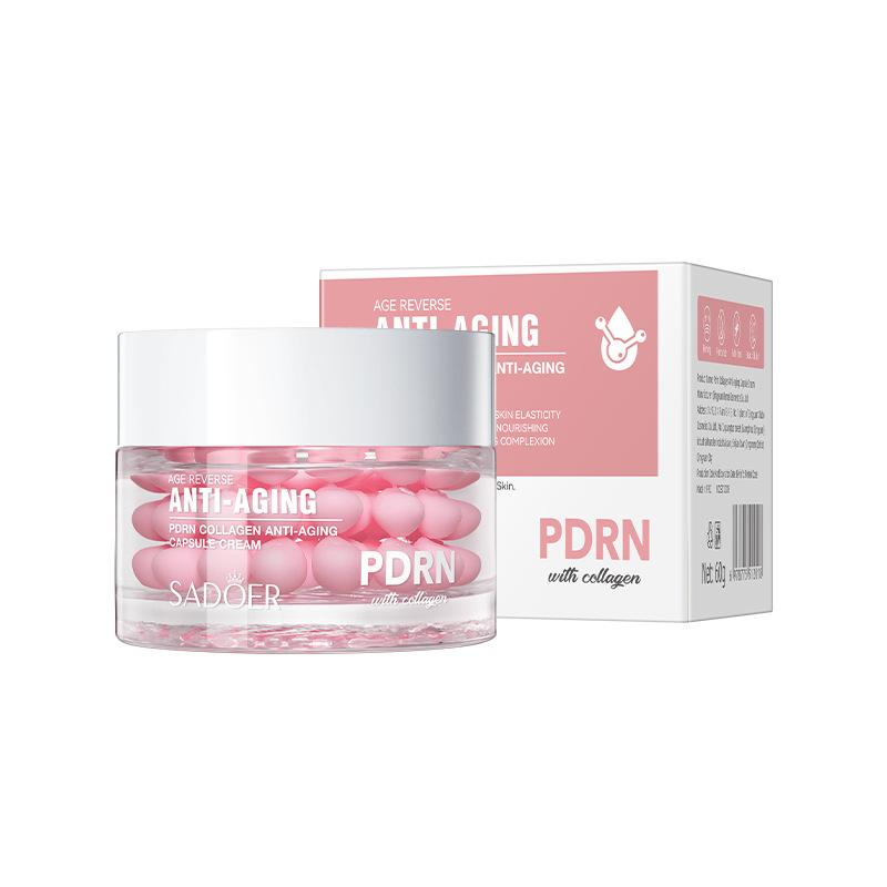 Salmon Collagen Capsule Cream PDRN Face Cream Moisturizing Hydrating Anti Aging Skin Care Facial Cream 60g 60G