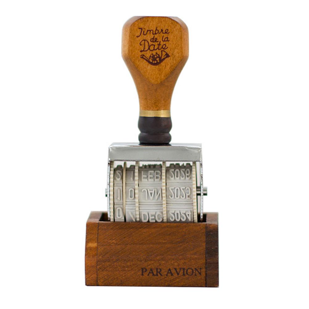 

Retro Style Wooden Alphabet Letter Stamps Vintage DIY Rubber Stamps Add Retro Charm and Memorable Dates to Your Handbook