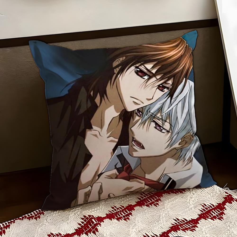 VVampire Knight Cushion Cover Reversible Soft Durable Pillow Cover Home  Car MultiScene Use for Daily Comfort