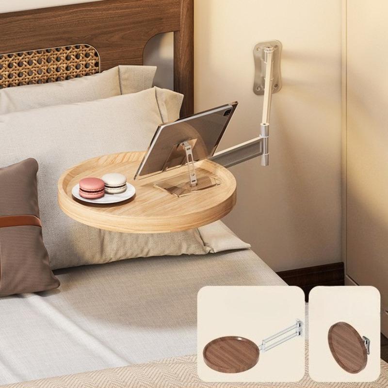 Wall Mounted Coffee Table Folding Side Table Modern Bedroom Small Round Tables Luxury Folding Tea Desk Living Room Furniture