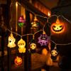 Halloween Pumpkin and String Lights for Indoor Outdoor Party and Home Decor