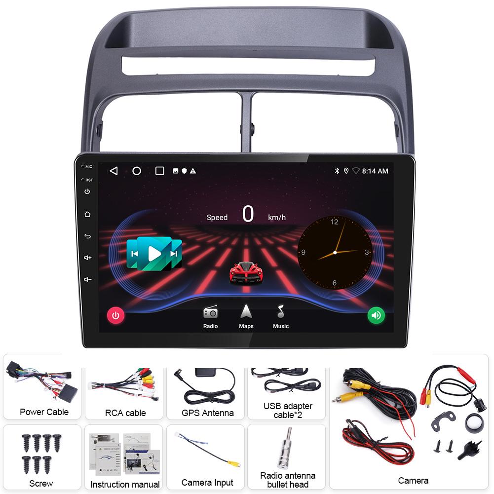 In-Car Navigation System, Compatible with the 2007 FIAT LINEA, Android 15, 9-inch, with Built-in CarPlay and Android Auto