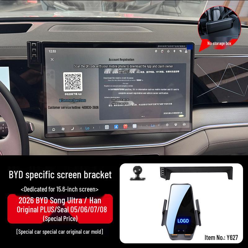 BYD Seal 06 EV/DMi Travel Edition Phone Holder for Screen Navigation