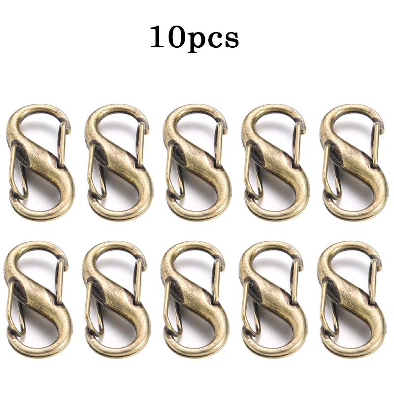 

Кольцо-карабин с пружинным замком, металлический открывающийся карабин, кольца для ключей, зажимы для сумок, крючок, пряжки для собачьей цепочки, соединитель для DIY ювелирных изделий