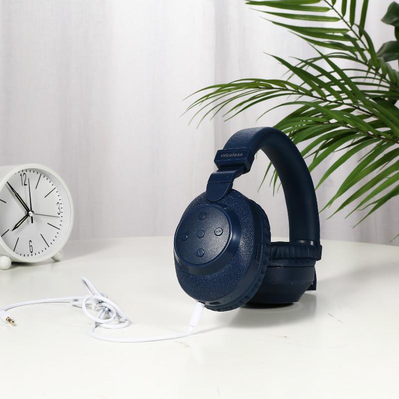 2025 Universal Wireless Bluetooth Headphones with Long Battery Life, Card Slot, and Earbuds for Men and Women