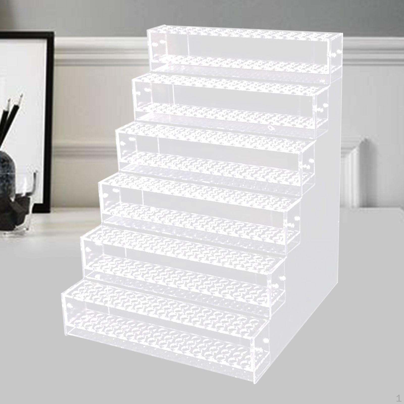 

Акриловый держатель для ручек, подставка для маркеров, простая прозрачная стойка для хранения с несколькими отверстиями для 6 Layer