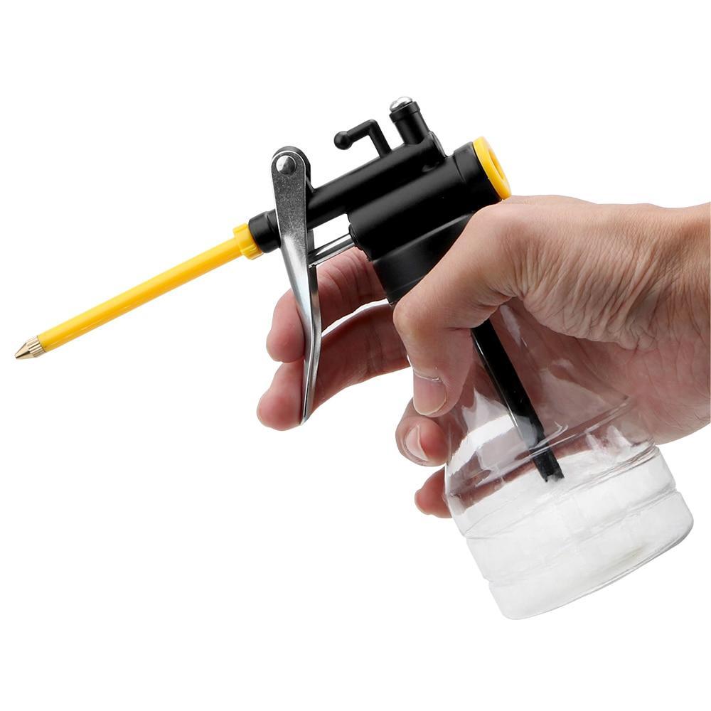 1PC 250ML High Pressure Oiler Grease Flex Gun Oil Pump Cans Hand Tools Lubricator Clear Oil Can
