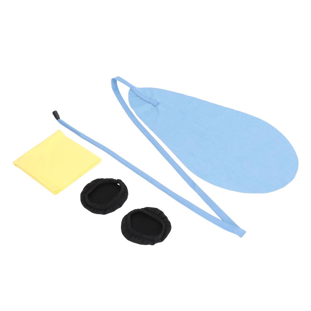 Saxophone Cleaning Kit Sax Cover Wiping Cloth Swab Set Wind Instrument Woodwind Accessories