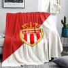 1Pc AC Monza Print Flannel Blanket High Quality Warm Comfortable Cover for All Seasons Perfect for Gifts Home Decor