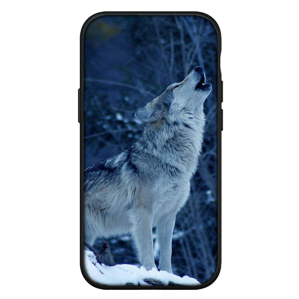 Cover for iPhone 17 16 15 Xiaomi Poco Redmi Note 14 13 12 11 Pro Max X 9 16e Samsung Galaxy S25 S24 S23 A4 14C OPPO Huawei Stalking Wolf Phone Case