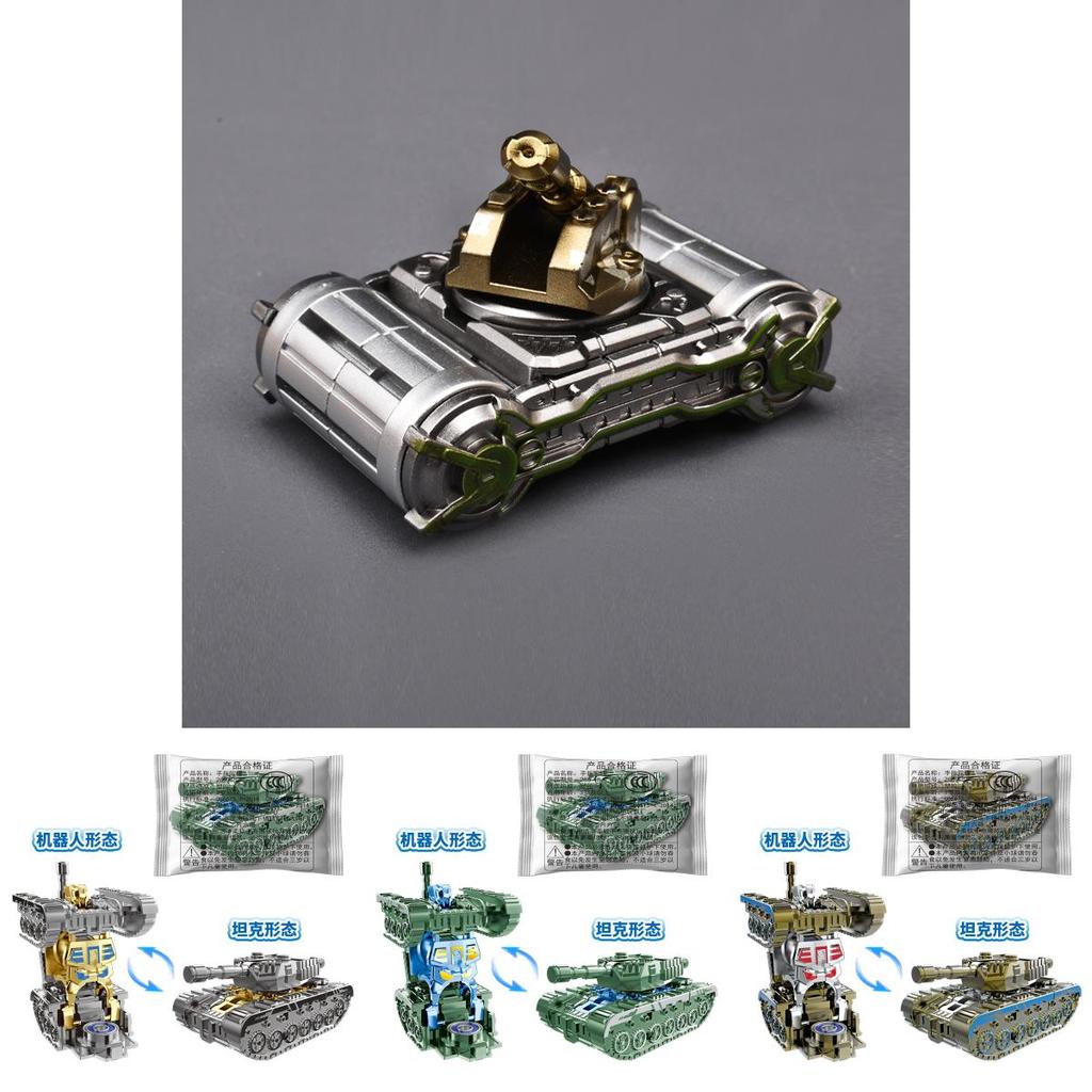Transformer Tank Spinner Toy With Plastic Material For Kids And Adults