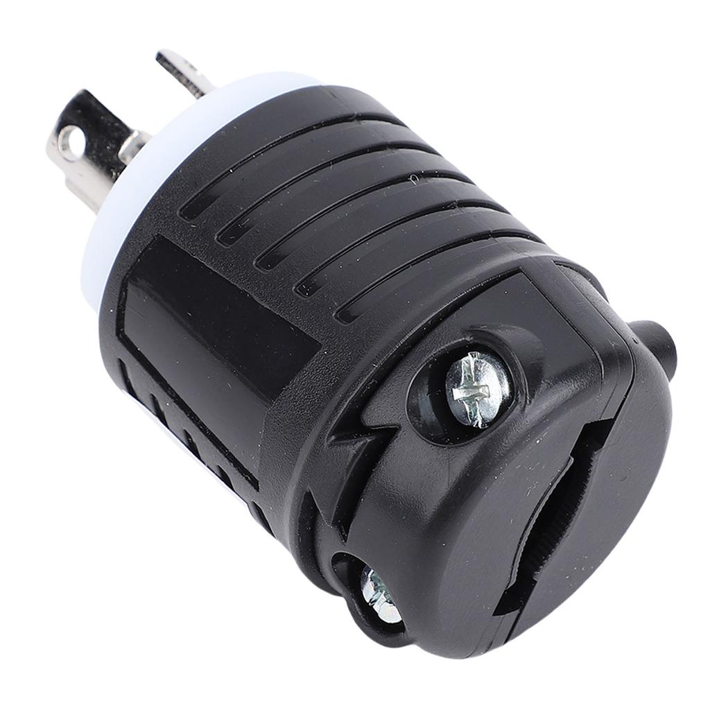 Generator Locking Adapter Plug 15A for NEMA L5 15P Locking Plug For RV Campground Generator Power Socket