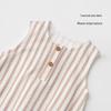 Textured Summer Striped Baby Bodysuit