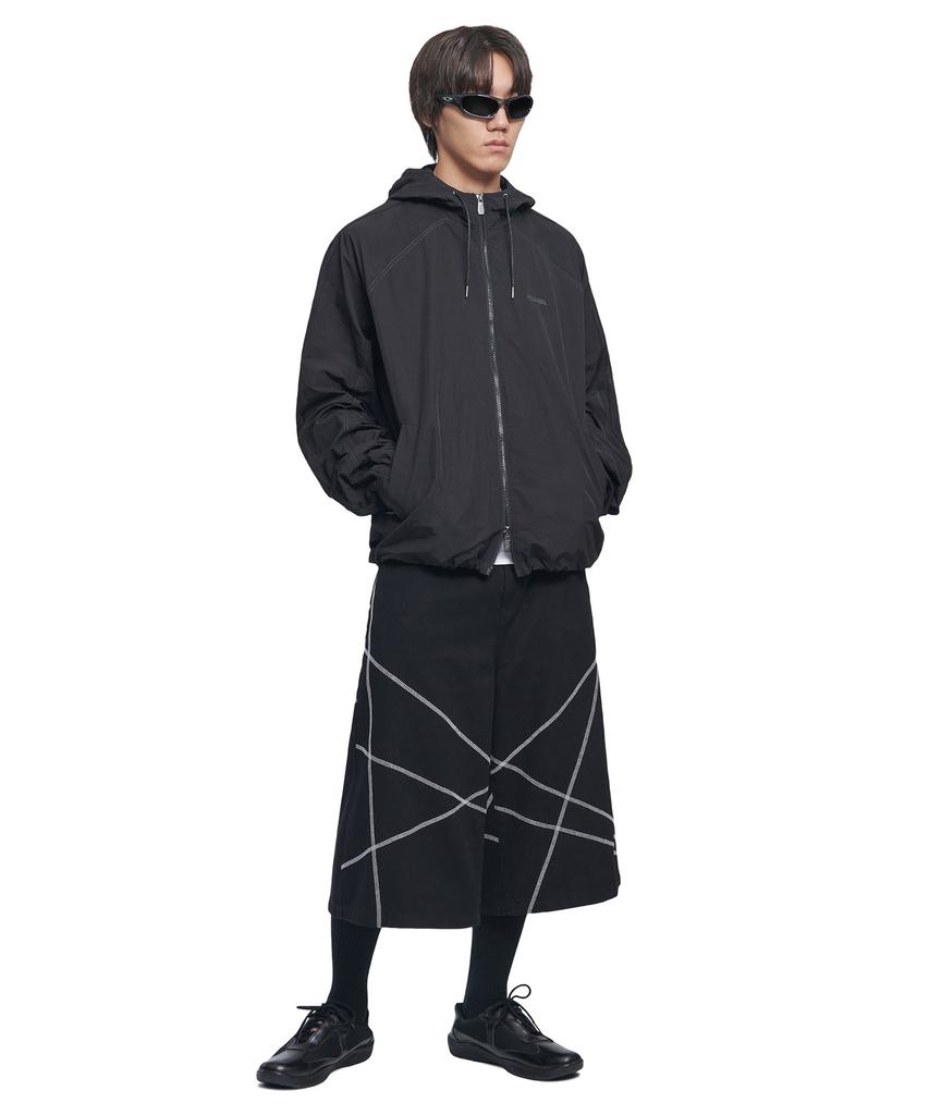 Nomanual Bungalow Wind Shell - Black