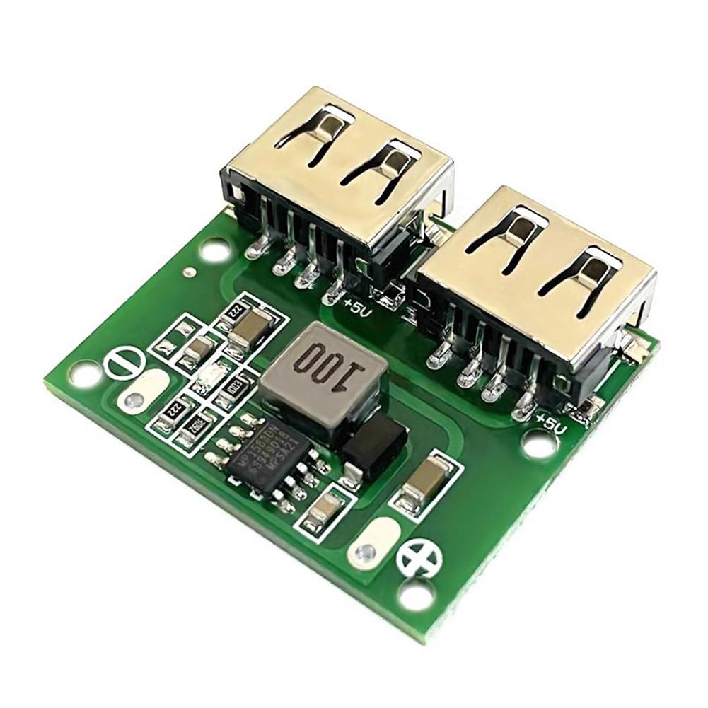DC DC Step Down Converter 9V 12V 24V to 5V Module with Dual USB Output 3A Charging for USB Devices and Power Banks