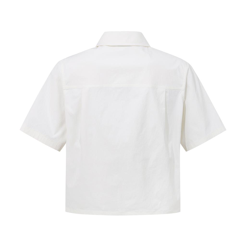 HYDROGEN Women'S Woven Short Sleeve Shirt