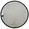 Silver White 2 In1 Reflector Portable Round Photography Light Reflector for Live Lighting