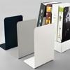 2Pcs Simple Metal Book Stand Desktop Non-slip Bookend Student Book Organizer Bookends Large Thickened Books Storage Rack