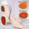 High-Top Jazz Dance Shoes for Men & Women, Canvas Soft Sole Low-Top Practice Shoes.