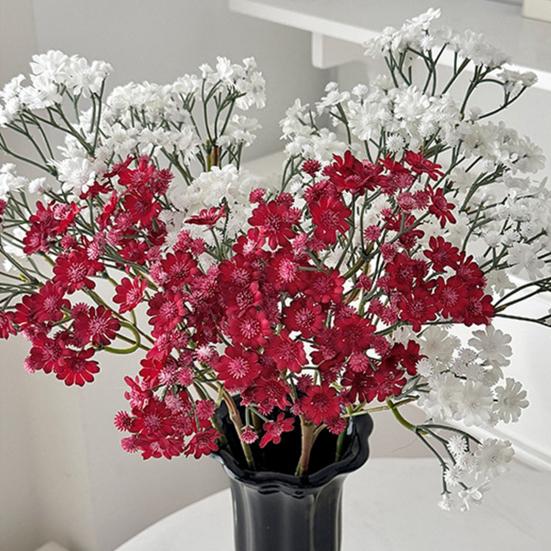 Artificial Baby's Breath Flower Mixed Fake Wildflower Gypsophila Bouquet for Wedding Floral Arrangement Party Home