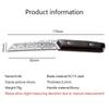 Damascus Pattern Stainless Steel Forged Kitchen Fruit Knife Boning Knife Meat Knife Vegetable Knife Knife
