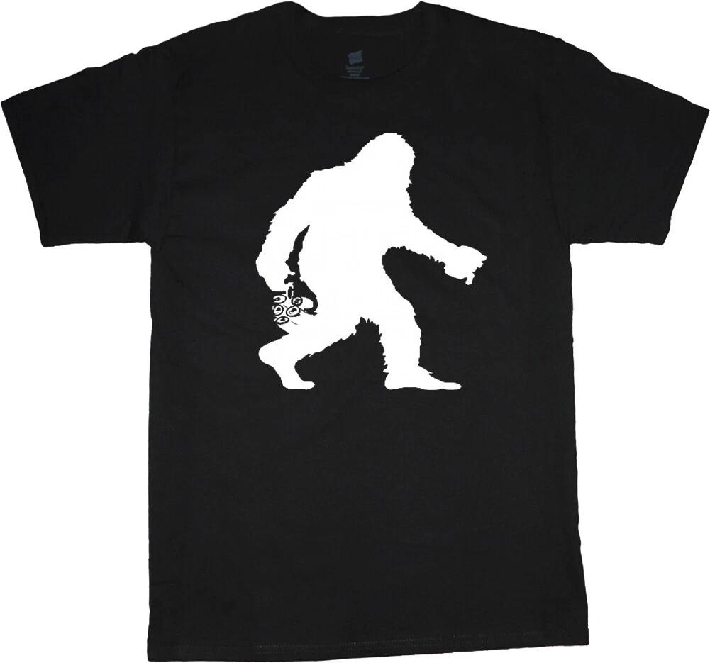 Funny Sasquatch Beer T-shirt For Men Bigfoot Yeti Decal Tee Gifts for Men XL