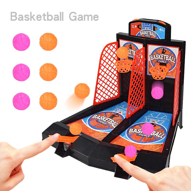Giocattoli per bambini gioco a due giocatori giocattoli da tavolo per bambini sparare espulsione giocattoli per bambini espulsione con le dita pallacanestro