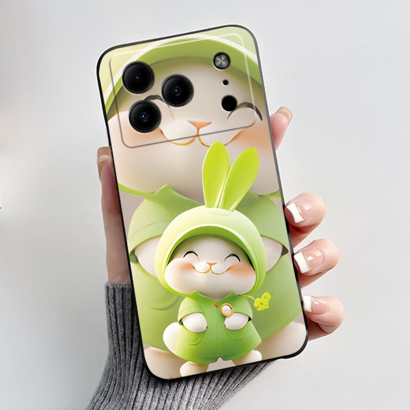 Para Carcasa Doogee Note56 Para Funda de Teléfono Doogee Note 56 Estética Lujo Lindo Genial Niño Niñas Negro Mate Silicona Suave Cubierta Trasera