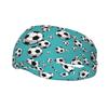 Soccer Print Pattern Sports Headbands Men Women Moisture Wicking Sweatbands for Fitness Running Cycling Yoga Football Exercise