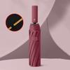 12 Bone Black Glue Fully Automatic Umbrella With Thick And Durable Keel Three Fold Umbrella UV Resistant Folding Umbrella.